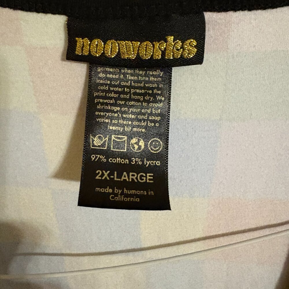 Nooworks Carnival Print Color Block Wrap-Around D… - image 7